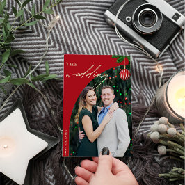 Invitación Navidades elegantes Boda de arte fotográfico