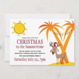 Invitación NAVIDADES EN LA BBQ DE Nueva Zelanda EN VERANO