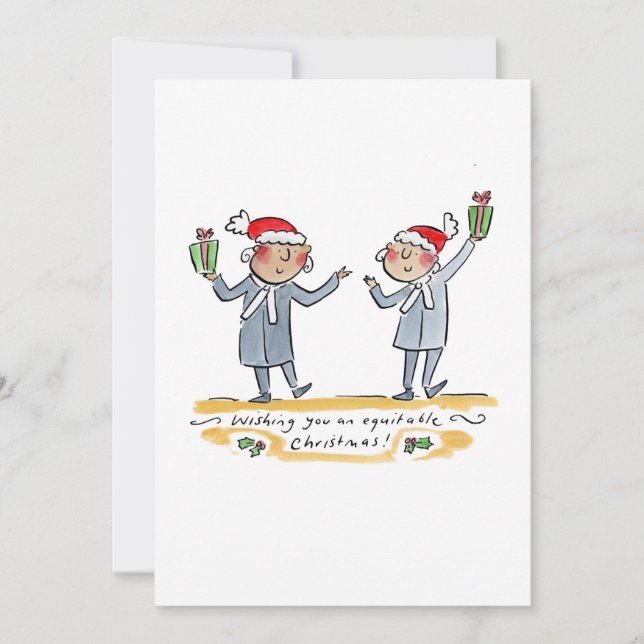 Invitación Navidades equitativos (Anverso)