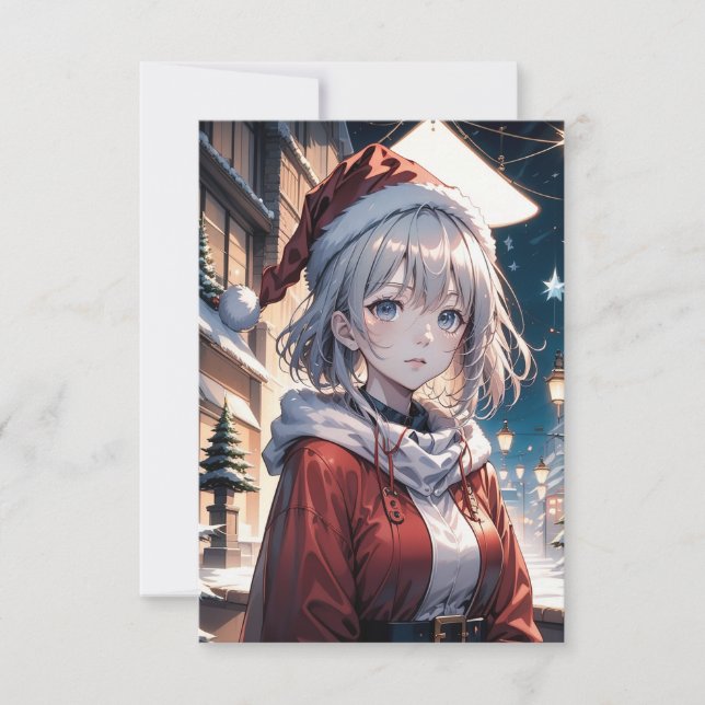 Invitación Navidades es la época más maravillosa del año (Anverso)