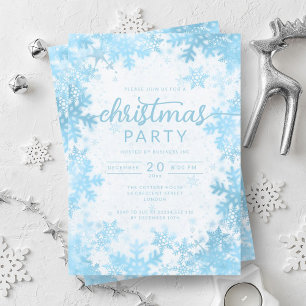Invitación Navidades exclusivos de la compañía Turquesa Snowf