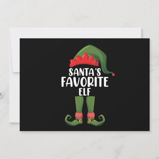 Invitación Navidades familiares favoritos del adulto mayor de (Anverso)