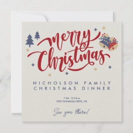 Invitación Navidades familiares personalizados con foto
