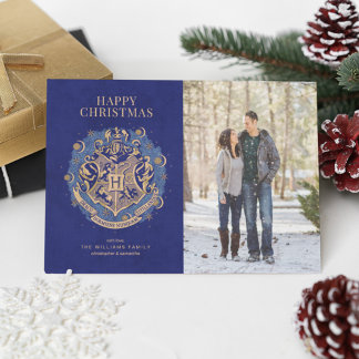Invitación Navidades felices | Foto de la familia de Escudos