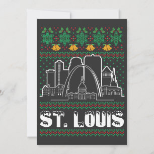 Invitación Navidades feos de St. Louis Missouri