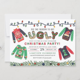 Invitación Navidades feos Fiesta suéter