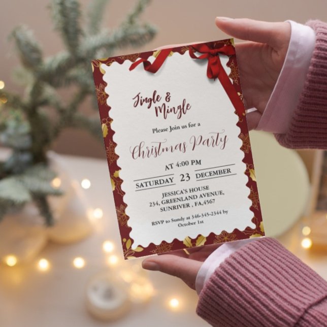 Invitación Navidades feriado cosas favoritas festivas favorit (Subido por el creador)