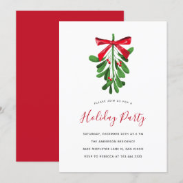 Invitación Navidades festivos Fiesta de cena