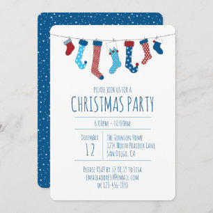 Invitación Navidades Fiesta de acciones