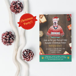 Invitación Navidades Fiesta de bulos feriados terriblemente s