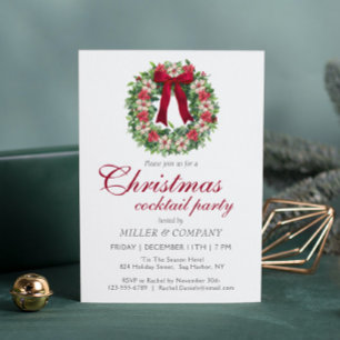Invitación Navidades Fiesta de cócteles Fiesta de Navidades c