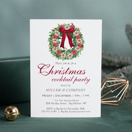 Invitación Navidades Fiesta de cócteles Fiesta de Navidades c