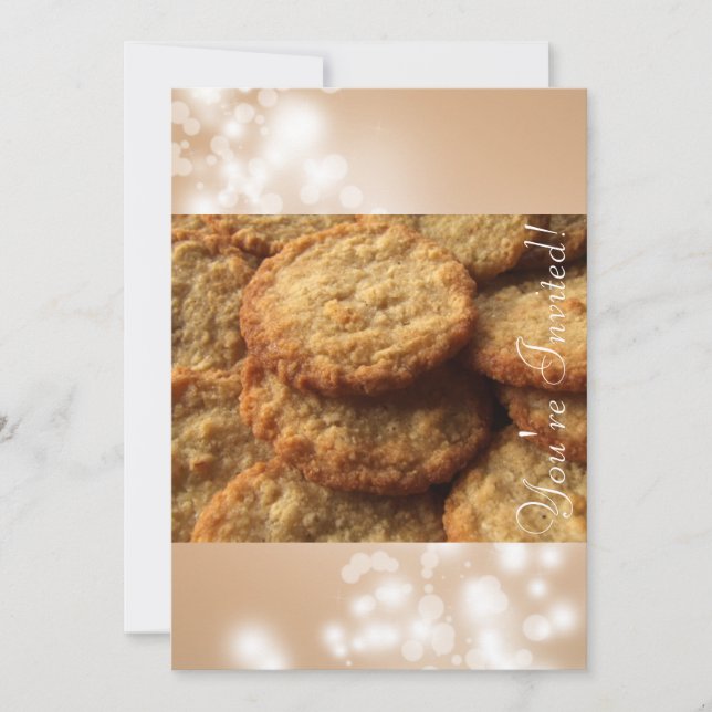 Invitación Navidades Fiesta de Cookie Exchange (Anverso)