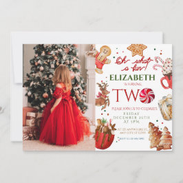 Invitación Navidades Fiesta de cumpleaños qué divertido es el