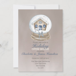 Invitación Navidades Fiesta de la Casa Abierta de Globe