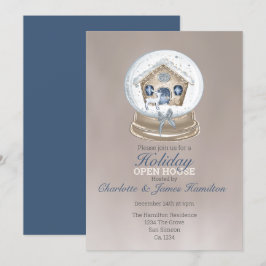 Invitación Navidades Fiesta de la Casa Abierta de Globe