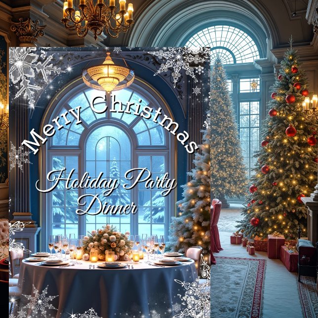 Invitación Navidades Fiesta de Navidad Cena Árbol de copas de (Subido por el creador)