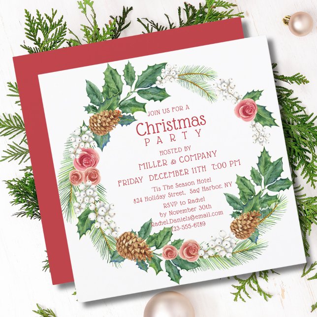 Invitación Navidades Fiesta de Navidades corporativos de guer (Subido por el creador)
