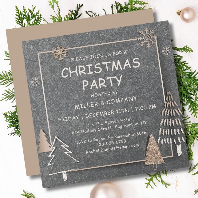 Invitación Navidades Fiesta de Navidades corporativos de vaca (Subido por el creador)