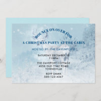 Navidades Fiesta en Cabin Wild Deer con Antler