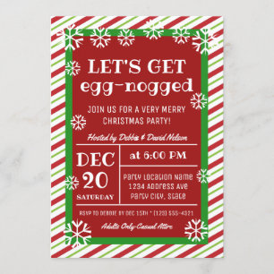 Invitación Navidades Fiesta Fiesta de adultos divertida