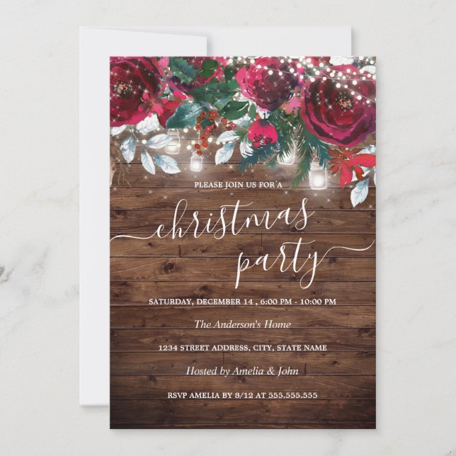Invitación Navidades Fiesta Invi (Anverso)