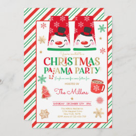 Invitación Navidades Fiesta Pajama Fiesta Pajama