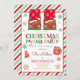 Invitación Navidades Fiesta Pajama Fiesta Pajama