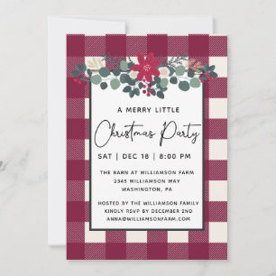 Invitación Navidades Fiestas del país de la familia