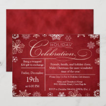 Navidades Fiestas Navidades Red Chalkboard