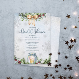 Invitación Navidades Frosty Winowly Shower