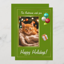 Navidades gatitos 2, Felices Fiestas, lindos gatit