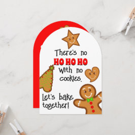 Invitación Navidades Gingerbread Pals - Fiesta de hornear