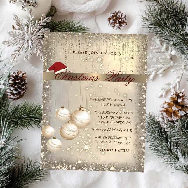 Invitación Navidades golpean a Fiesta de Navidades de Santa H (Subido por el creador)