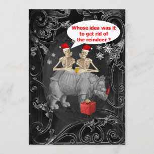 Invitación Navidades góticos alternativos