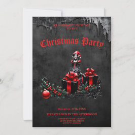 Invitación Navidades góticos, Elf.