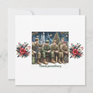 Invitación Navidades gracias por las enfermeras