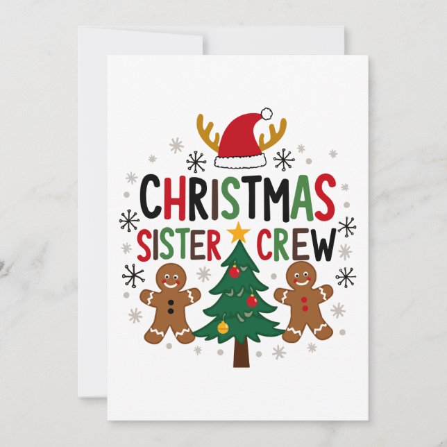 Invitación Navidades Hermanas de la Tripulación Festividad de (Anverso)