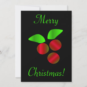 Invitación Navidades Holly