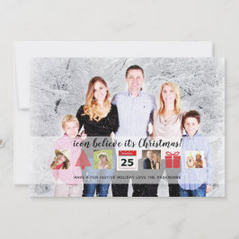 Invitación Navidades ICONS Collage de fotos Moderna Superposi