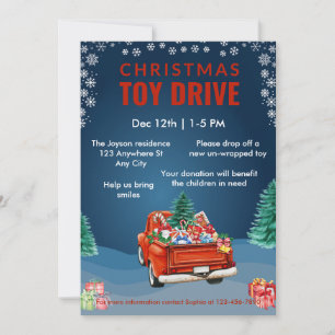 Invitación Navidades impulsan familia o caridad corporativa