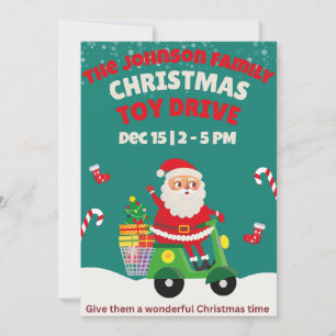 Invitación Navidades impulsan familia o caridad corporativa