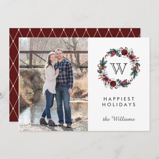 Invitación Navidades iniciales de la guerra de Borgoña Foto V (Anverso / Reverso)