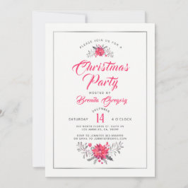 Invitación Navidades invitan a la tipografía moderna