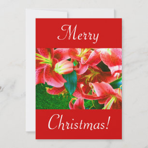 Invitación Navidades Lilies I