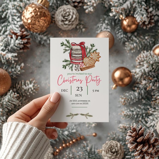 Invitación Navidades maleducados brillan Navidades de fiesta  (Subido por el creador)