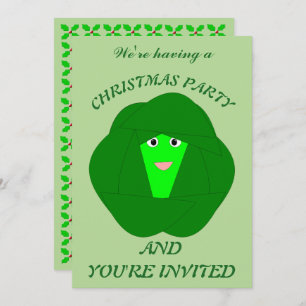 Invitación Navidades malolientes Personalizado de Bruselas Sp