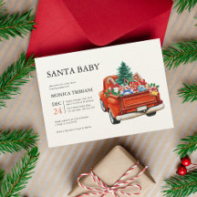 Navidades mínimos Santa Baby Shower Winter