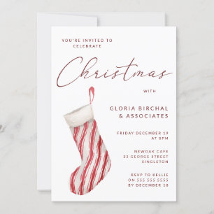 Invitación Navidades modernos celebrando la celebración del F
