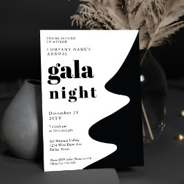 Invitación Navidades modernos Fiesta de gala